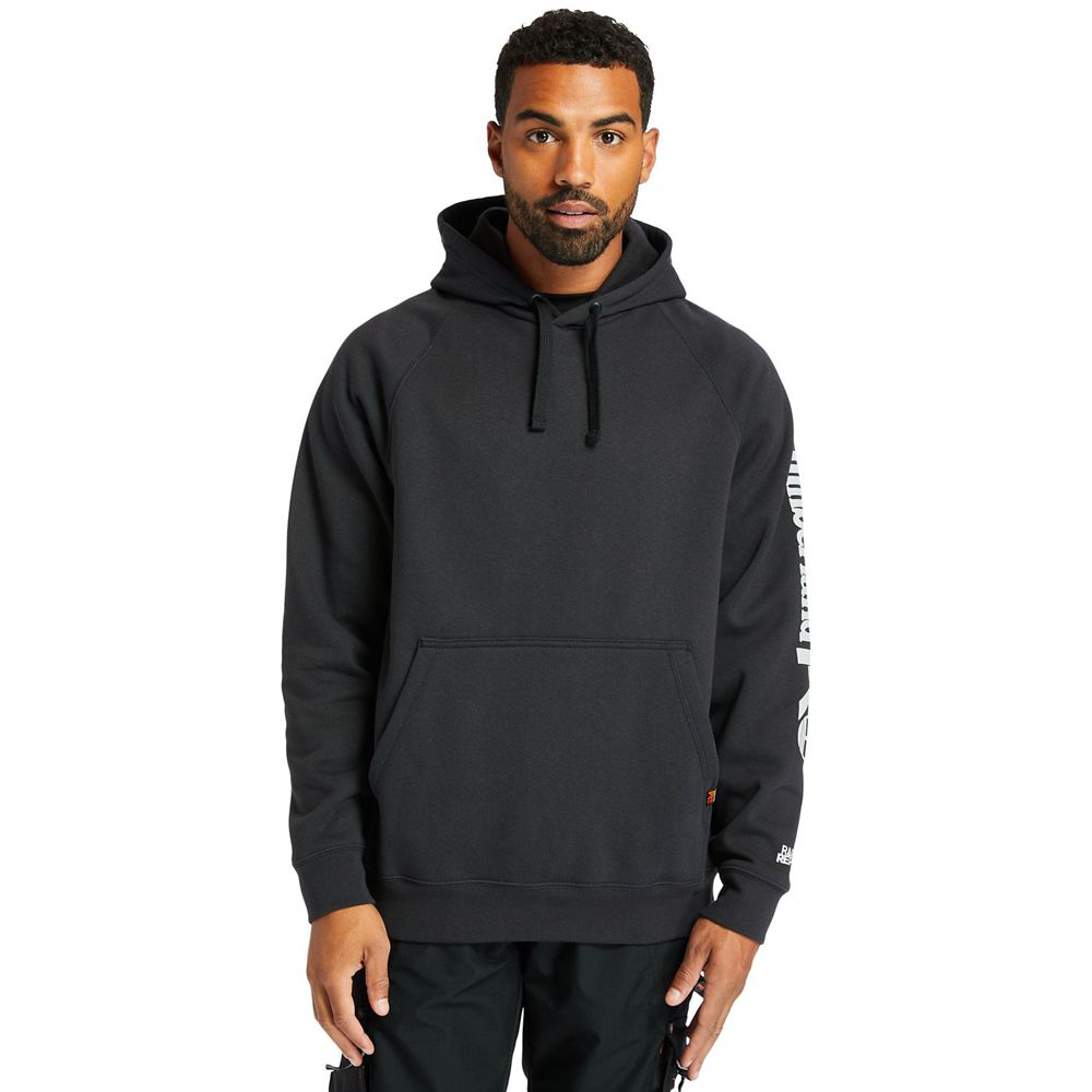 Timberland Mens Sweatshirts PRO® Hood Honcho Sport Pullover - Black - India GQ2051374